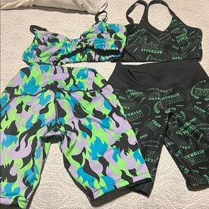 Zumba Fitness Abstract Patterned Activewear Set